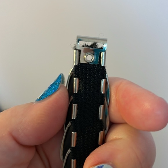 Unbranded Silver Colored Metal Rectangular Scale Elastic Belt OS - Picture 5 of 14